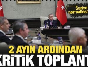 2 ayın ardından kritik toplantı! Suriye konusu masada