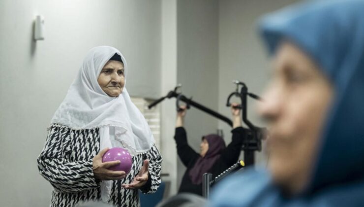 82 yaşındaki Nezire Yılmaz’ı spor sevgisi hayata bağladı