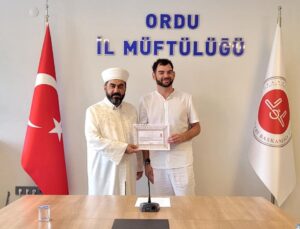 Alman vatandaşı, Ordu’da Müslüman oldu