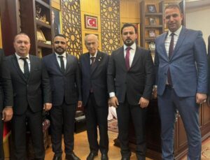 Bahçeli, Suriye Türkmen heyetini kabul etti