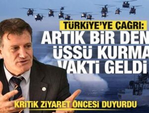 Bakan Arıklı: Türkiye ile anlaşılarak bir deniz üssü kurma vakti gelmiştir