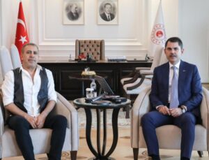 Bakan Murat Kurum, Haluk Levent’i kabul etti: Hep birlikte sileceğiz…