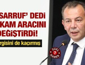 CHP’li Tanju Özcan, ‘tasarruf’ dedi, makam aracını değiştirdi! Vergisini de kaçırmış