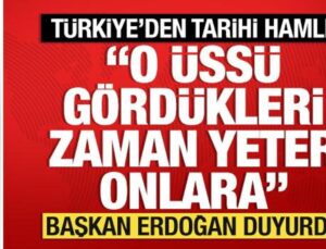 Cumhurbaşkanı Erdoğan’dan hodri meydan: Kıbrıs’a deniz üssü yaparız