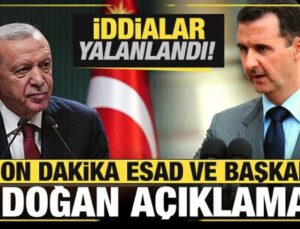 Diplomatik kaynaklardan Cumhurbaşkanı Erdoğan ve Esad açıklaması! İddialar yalanlandı