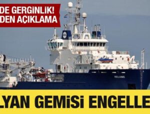 Ege’de gerginlik! MSB kaynaklarından açıklama: İtalyan gemisi durduruldu