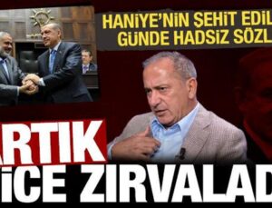 Haniye’nin şehit olduğu gün Fatih Altaylı’dan Erdoğan’la ilgili hadsiz sözler