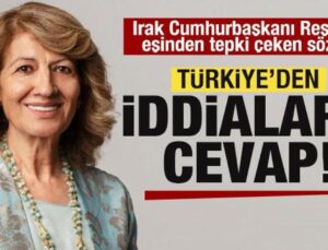 Irak Cumhurbaşkanı Reşid’in eşinden tepki çeken sözler! Türkiye’den iddialara cevap!