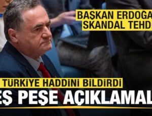 İsrailli bakandan Erdoğan’a tehdit! Türkiye haddini bildirdi! Peş peşe mesajlar