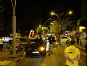 Kırmızı ışık ihlali yapan otomobil ortalığı savaş alanına çevirdi