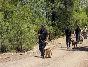 Komandolar yangın nöbetinde!