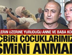 Komisyonda muhalif vekillerin haksız tepkisine uğrayan anne ve baba konuştu