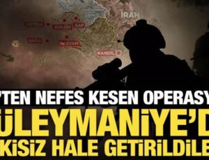 MİT’ten nefes kesen operasyon: Süleymaniye’de etkisiz hale getirildiler!