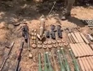 MSB: Irak’ın kuzeyinde çok sayıda silah ve mühimmat ele geçirildi