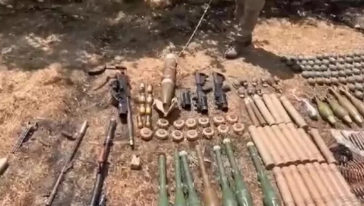 MSB: Irak’ın kuzeyinde çok sayıda silah ve mühimmat ele geçirildi