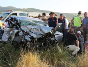 Muş’ta feci kaza: 1 ölü, 1 yaralı
