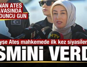 Sinan Ateş davasında 4. gün! Ayşe ateş ilk kez siyasilerin ismini verdi