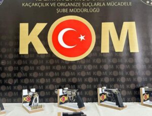 Sivas’ta kaçak silah operasyonu!