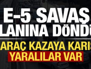 Son dakika haberi… E-5’te 10 araç kazaya karıştı: Çok sayıda yaralı var!
