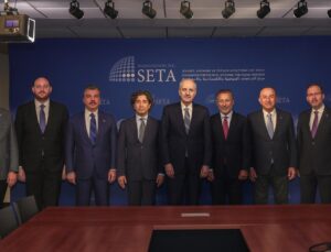 TBMM Başkanı Kurtulmuş, ABD düşünce kuruluşu temsilcileriyle buluştu