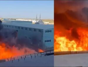 Tekirdağ’da kimya fabrikasında yangın