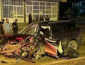 Tokat’ta feci kaza: 1 ölü, 1 yaralı