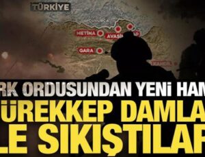 Türk ordusundan yeni hamle: PKK ‘mürekkep damlası’ ile sıkıştı!