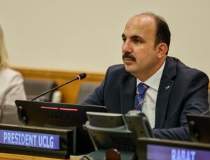UCLG Başkanı Altay: Filistinlilerin sesi olmaya devam edeceğiz