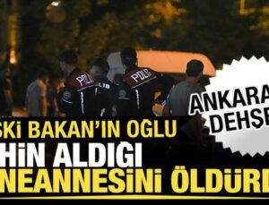 Abdüllatif Şener’in oğlu, rehin aldığı anneannesini silahla vurarak öldürdü