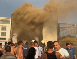 Esenyurt’ta hareketli saatler! Park halindeki tır alev alev yandı