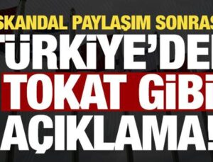 Son dakika: Skandal sözler sonrası Türkiye’den tokat gibi açıklama!